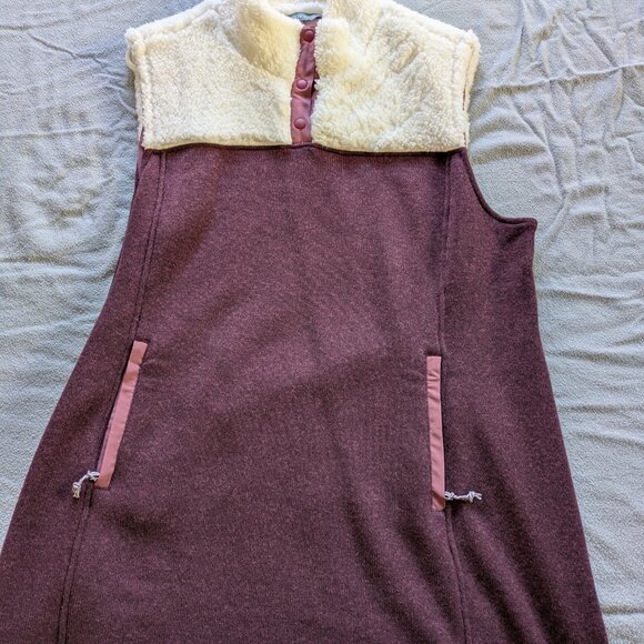 Title nine Sherpa vest dress - Picture 2 of 3